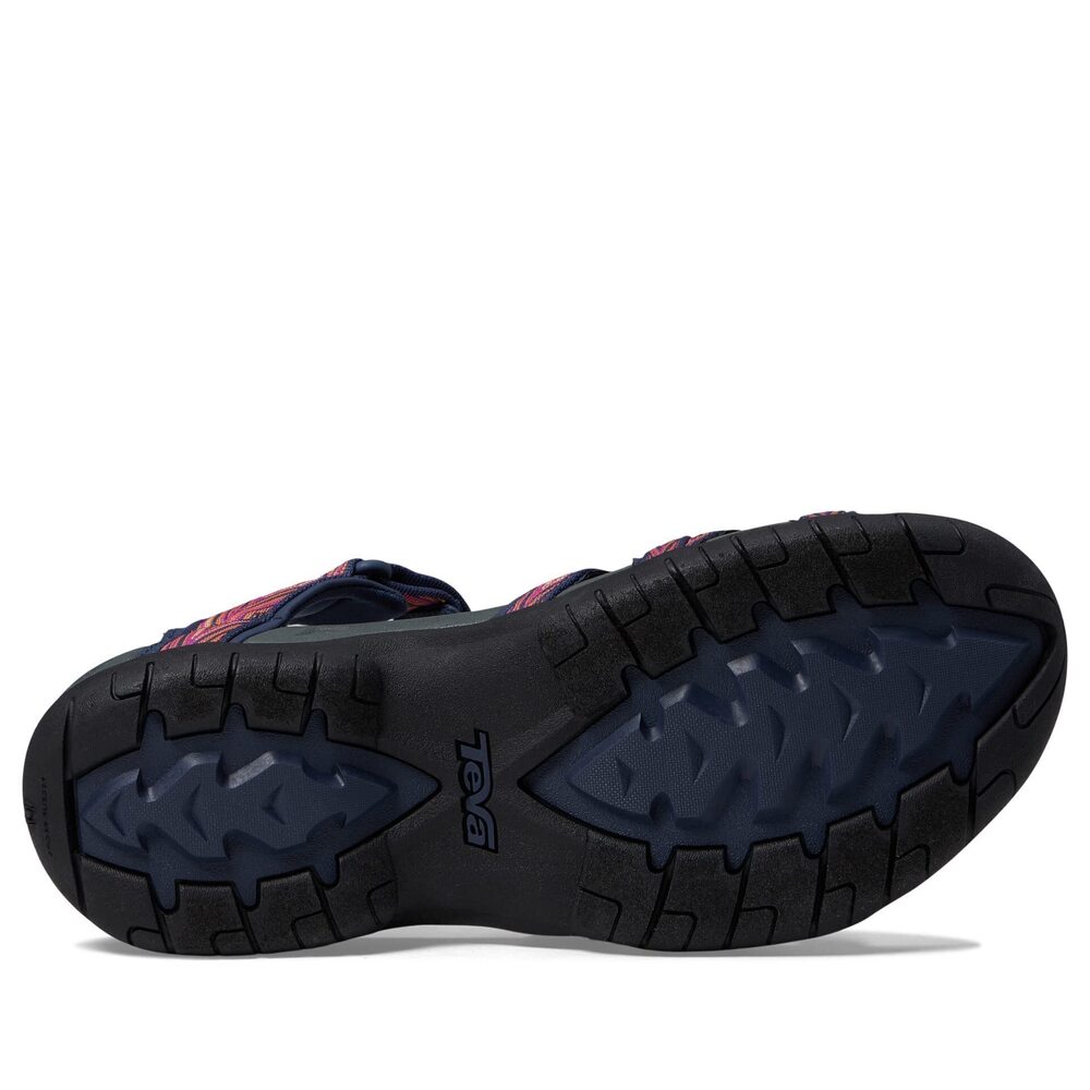 TEVA WOMEN'S TIRRA SANDAL, PALMS INDIGO/ROSE VIOLET, 7.5 - Picture 4 of 6